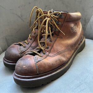 Dr. Martens Brown Leather Men's Boots